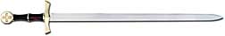 Medieval crusader sword.